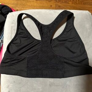 Only worn a few times! Victoria secret PINK! Lace racer back detail bra!